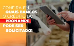 Confira Em Quais Bancos O Credito Pronampe Ja Pode Ser Solicitado - Contabilidade em Lauro de Freitas | BM Cont